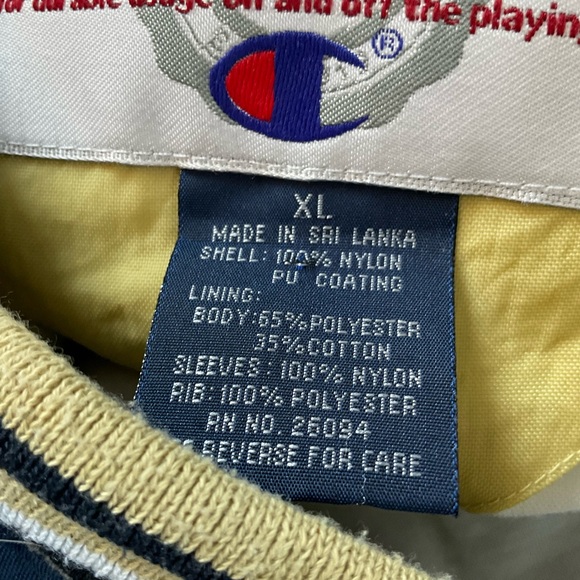 VTG Champion Notre Dame Fighting Irish Pullover Jacket Men’s Size XL NCAA - Picture 11 of 12